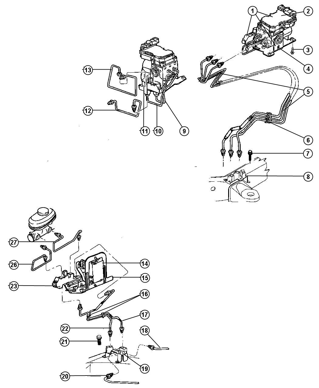 Dodge Durango Valve. Proportioning 05011623AA Dodge Parts Overstock