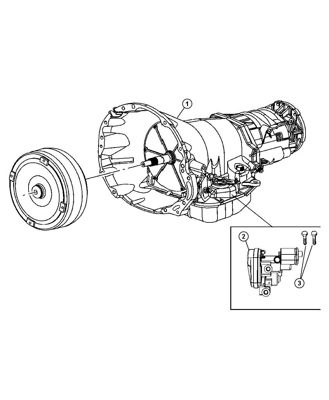 Dodge Ram 2500 Lever Auto Trans Throttle Control