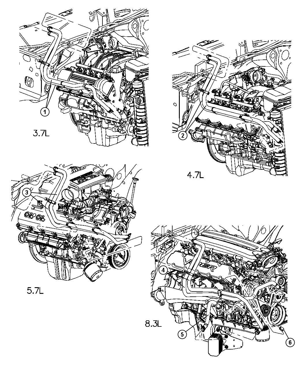 5.7 Hemi Heater Hose Diagram