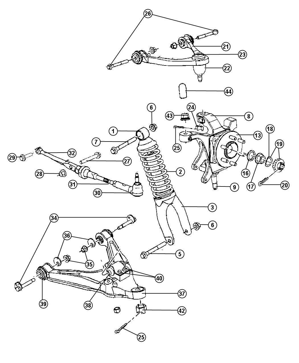 2000 Dodge Viper Link. Trailing rear suspension ...