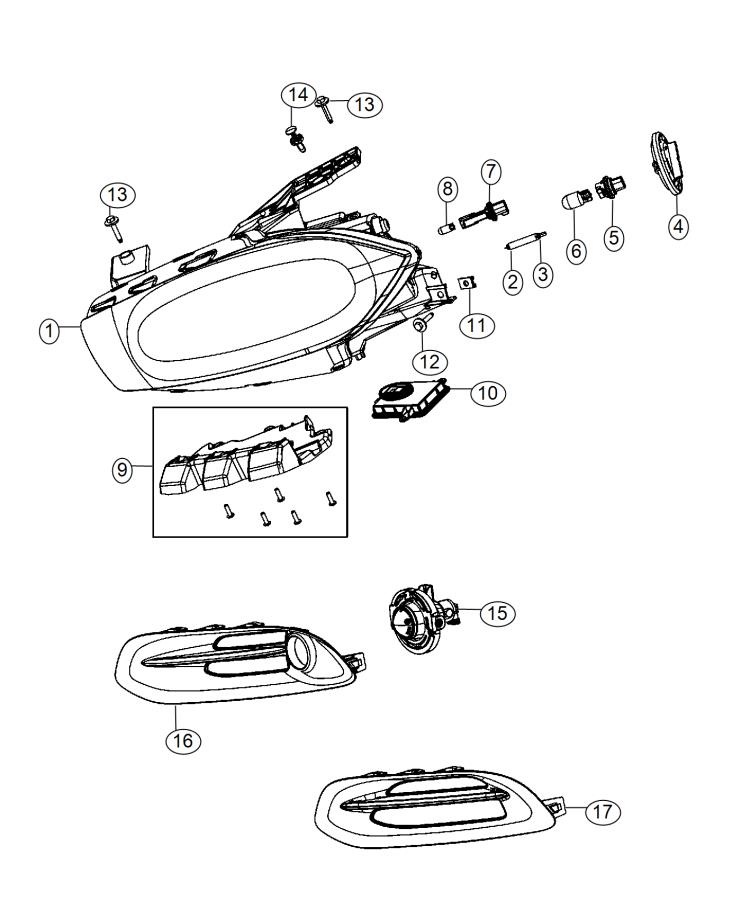 2015 dodge Dart Socket. Used for: park and turn signal. Left, right