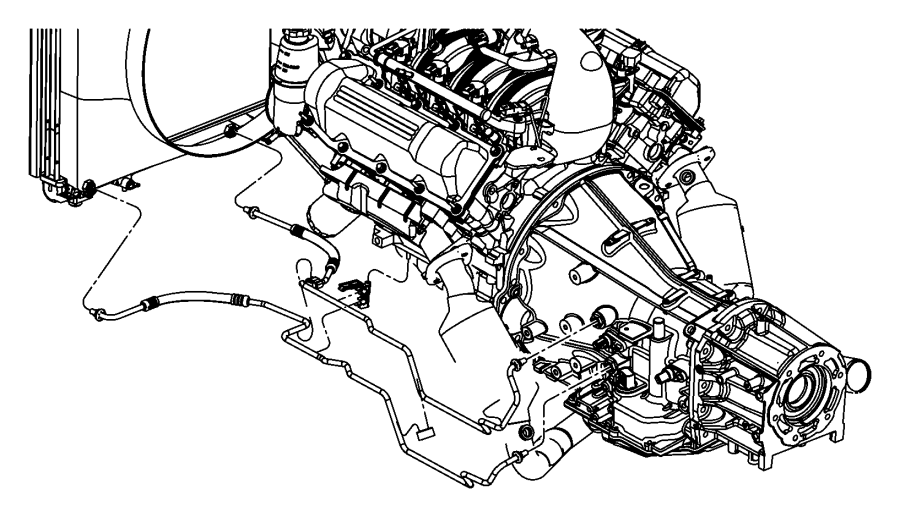 Dodge Dakota Used for: TUBE AND HOSE. Oil Cooler. Pressure. Lines