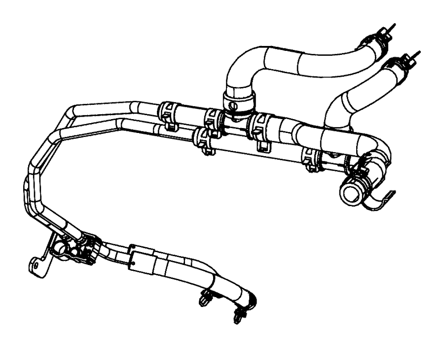 05058437AK - Dodge Used for: HOSE AND TUBE. Used for: Heater Supply And